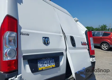 2021 Ram Promaster 2500 High Roof 159 Wb z USA, uszkodzony, nr VIN 3C6ERVDG8ME502386